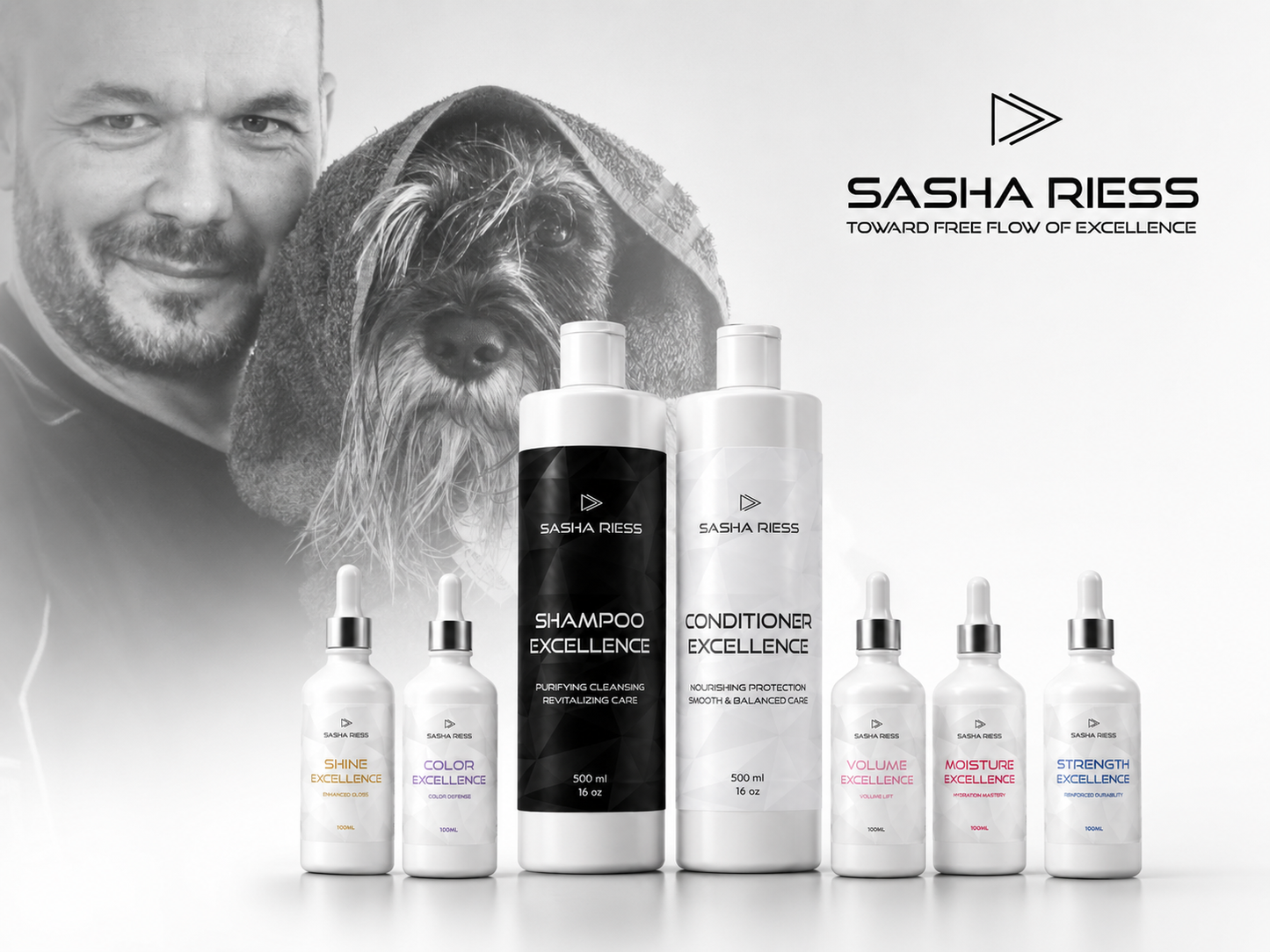 Sasha Riess Ultimate Coat Care Bundle – Shampoo, Conditioner, & Activators